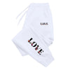 Womens Tracksuit Trousers Love Letter Print Street Sweatpants Daily Casual Simplicity Versatile Jogging Sport Pants