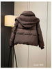 Loose Comfortable Be All-match Ladies Cotton Padded Outerwear Elegant Hooded Thicken Women's Down Cotton Jacket