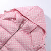 Autumn Winter Print Women's Cotton Jacket Loose Hooded Thicken Zipper Pockets Jackets Female Warm Full Sleeve Outwear