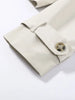 Women's Trench Coat Double Breasted Stand Collar Epaulet Lace Up Long Windbreaker Office Lady Autumn Winter Solid Slim Outerwear