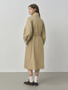British Style Design Stand Collar Windbreaker Trench Jacket for Women Autumn Casual Chic Coats for Women