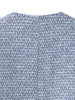 \Women's Tweed Jacket Coat Long Sleeve with Pockets Front Metal Button Chic Outerwear Female Tops