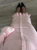 Brown Knitted Dresses For Women Maxi Elegant Trumpet Sleeves Knit Fishtail Dresses Women Long Ruffled Dresses Maxi