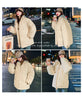 Winter Short Jacket Woman Parkas Thick Warm Spliced Hooded Parka Oversized Korean Loose Cotton Padded Outerwear