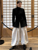 Casual Loose Jogger Bloomers Pants Women High Waist Trousers Female Loose Pleated Bloomers Pants Streetwear