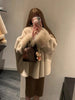 Faux Mink Fur Coat for Women Winter Thick Loose Hairy Casual Jacket Y2K Streetwear Long Sleeve Warm Fur Outerwear