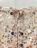 Women Party Dress Long Sleeve Sequins Empire Mesh Elegant O-neck Lady Big Swing Banquet Temperament Clothing