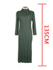 Tianpei Pleats Spring Autumn Winter Women Long Sleeve Comfortable Dress Korean Style Casual Designer Clothes
