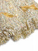 Women's Stand Collar Beaded Tassel Tweed Jacket Elastic Waist Mesh Skirt Two-Piece Set Autumn Collection