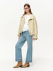Korean Style Relaxed Motorcycle Leather Jacket Spring Casual Short Jacket for Women Sweet Cool Retro Solid