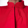 Spring Women Elegant Red Party Evening Midi Dresses Long Sleeves Loose Solid Color Stand Collar Prom Gown