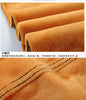Autumn Winter Oversized Single Breasted High Waisted Elastic Jeans Women's Slim Skinny Pencil Pants Velvet Warm Pants