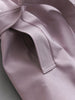 Solid-color England Style Tie-waist Mid-length Coats Long Sleeves Autumn Simple Women's Jackets