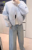 Korean Version Simple Women's Round Neck Solid Color Short Coat Spring Female Casual Loose Jacket Joker Little Overwear