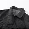 Spring Green Suede Bomber Jacket For Women Vintage Stand Collar Zipper Long Sleeve Coats Lady Street Chic Outerwear