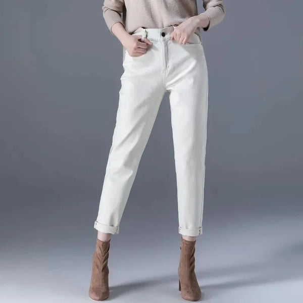 Spring Autumn Jeans Women's Loose All-Match Casual High Waist Denim Harun pants Female Cowboy Trousers