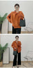 Spring Pleated Short Coat Women's Casual Style Loose Big Collar Single Breasted Elastic Outwear Jacket 2DB1992