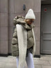 Winter Warm Puffer Jackets Women's Loose Parkas Coat Hooded Bread Jacket Outwear Cotton-padded Solid Quilted Jacket