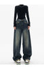 Spring Autumn Wide Leg Jeans Women High Waist Denim Trousers Women's Jeans Harajuku Vintage BF Style Loose Femme Streeetwear