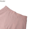 Women 2 Piece Pant Sets Minimalist V-Neck Long Sleeve Blouses and Wide Leg Pants Suits Commuting Woman Outfits