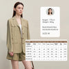 Women's Jacket Autumn Casual Notched Lapel Jacket Office Lady Versatile Women's Loose Long Sleeve Tops 12651026