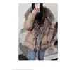 White Duck Down Jacket Winter Women Warm Loose Coat Natural Real Fox Fur Collar Thick Outerwear Parkas