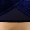 Elegant Velvet Bodycon Dress Women Sexy Wrapped V-neck Long Sleeve Ruched High Waist Midi Dress Party Cocktail Dresses Vestidos