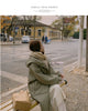 Autumn Winter Korean Loose Women Down Cotton Coat Hooded Medium Length Cotton Coat Large Pocket Windproof Coat