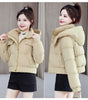 Winter Korean Hooded Bread Jacket Women Parkas Casual Thicke Warm Down Cotton Padded Short Jacket Female Outerwear