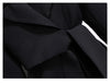 Women Spring Women Clothing Suit Skirt Jacket Belt Waist Slim Suit Women Blazer Long Coat Black Blazers