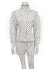 Polka Dot Print Shorts 2 Piece Sets For Women Long Sleeve Patchwork Contrast Jacket Coat And Casual Commute Shorts Suits