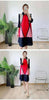 Plaid Printing Pleated Dress For Women Lapel Single Breasted Contrast Color Stitching Dresses 2R1060