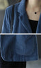Spring Autumn Corduroy Short Jacket Versatile Women's Casual Coat 5XL Large Size Solid Loose Female Corduroy Outwear