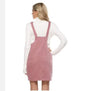 Women's Suspender Skirt Corduroy Spring and Autumn Pocket Strap Adjustable Casual Strap Short Dress