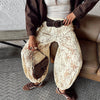 Loose Fit Lace Pants Women's Elastic High Waist Lounge Trousers Spring Lady Bohemian Casual Bottoms