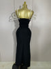 Designer Pearls V Neck Maxi Long Bandage Bodycon Dress Women Celebrity Evening Party Birthday Gowns Singer Stage Costumes