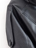 Women Autumn Jackets Asymmetric Button Pocket Long Sleeves Black Loose Zipper Jackets Female High Street Coats