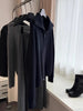 Women's Large Lapel Cashmere Sweater Coat Thick Loose Knit Turtleneck Cardigan for Autumn And Winter