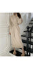 High end Knitted Dress Women's Autumn Winter Stretch Sweaters Long Dress Female Retro Chic buttons stylish Turtleneck Base dress