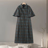 Elegant Cloak Double Breasted Long Coats Women Retro Lapel Double Side Loose Coat Female Autumn Winter Lady Outwear