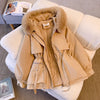 Women Winter Jacket Big Fur Collar Parkas Coat Long Coat Hooded Warm Wool Liner Female Snow Wear Padded Parka