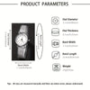 Women Watch Casual Bracelet Watches Set Ladies Simple Dial Quartz Wristwatches Dress Clock Montre Femme