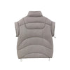 Autumn Winter Simplicity Comfortable Women's Cotton Vest Temperament Versatile Ladies Down Cotton Waistcoat Jackets