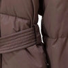 Women's Parkas Solid Color Warm Cotton Padded Coat Jacket Belt Gathered Waist Female Winter Clothing 2DB1775