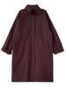 Office Lady Trench Coat Solid Color Lapel Long Sleeves Single Breasted Loose Windbreaker Spring Autumn 2DA8844