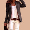 Women's Jacket Long-sleeved Candy Color Y2k Top Slim Coat Office Casual Blazer