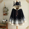 Bunny Hoodie Coat Winter Hooded Women Thick Velvet Poncho Cape Poncho Coat With Ears Cute Xmas Christmas Jacket Pullover Cloak