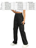 Elastic Waist Workwear Pants High Waist Wide Leg Pants Loose Solid Color Casual Sports Pants Women's Sportswear