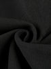 Women’s Retro Work Button Notched Neck Contrast Patchwork Knee Length Dresses Business Office Elegant Bodycon Sheath Dress
