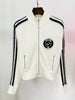 High Street Spring Designer Jacket Women's Stand Collar Sequin Embroidered Baseball Jacket